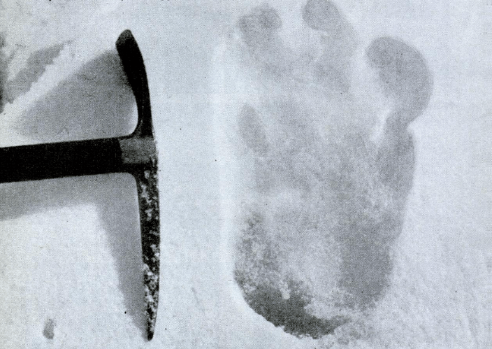 Eric_Shipton_yeti_footprint